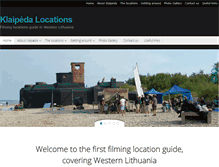 Tablet Screenshot of klaipeda-locations.com
